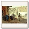 Arthur von Ferraris, 1856-1936. Marokkanischer Markt. Kopie in Öl, 75x110cm, Privatbesitz